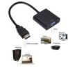 HD 1080P HDMI to VGA cable - adapter - converter with audio power supplyCables