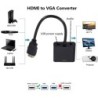 Kabel HD 1080P HDMI do VGA - przejściówka - konwerter z zasilaczem audioKable