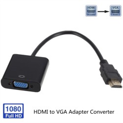 HD 1080P HDMI na VGA - przejściówka - konwerter cyfrowo-analogowy - kabelKable