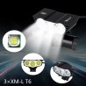 8000 lumens T6 LED - bicycle front light lamp - 4 mode torch - battery pack & chargerLights