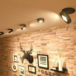 LED ceiling lamp - recessed - rotatable - dimmable - COB - built In spot light - 3W / 5W / 7W / 9W / 12WCeiling lights