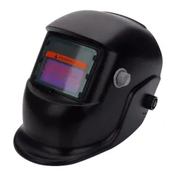 Kask spawalniczy z funkcją automatycznego przyciemniania - regulowana - czarnyKask Spawalniczy