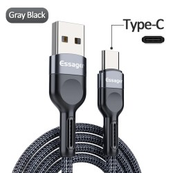 Kabel USB typu C - transmisja danych - szybkie ładowanieKable