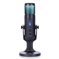 Condenser microphone - RGB - USB - with earphone jack - for Smartphones / laptops / gamingMicrophones