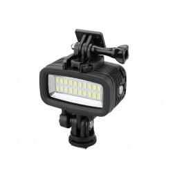 Światło LED do kamery sportowej GoPro - wodoodporność 40 m - do nurkowania i pod wodąAkcesoria