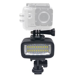 Światło LED do kamery sportowej GoPro - wodoodporność 40 m - do nurkowania i pod wodąAkcesoria