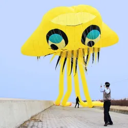 Duża meduza - ośmiornica 3D - latawiec - 5 mLatawce