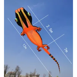 Large lizard - gecko - kite - inflatable - single line - 12mKites