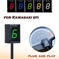 Wskaźnik biegów - licznik prędkości motocykla - uchwyt wyświetlacza biegów - wodoodporny - dla KawasakiMotocykl