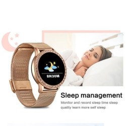 LIGE - Smart Watch - kolorowy ekran - pełny dotyk - fitness tracker - ciśnienie krwi - wodoodporny - unisexInteligentne zużycie