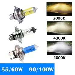 Żarówka halogenowa - H7 - H4/9003/HB2 Hi/Lo - 12V - reflektor samochodowy / motocyklowyŚwiatła halogenowe