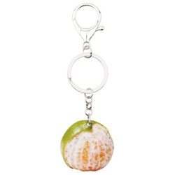 Metal keychain - with acrylic tangerineKeyrings