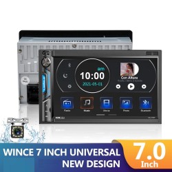 Car radio - MP5 player - 2Din - touch screen - Bluetooth - Mirror Link - USB - Bluetooth - Android