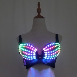 Świecący biustonosz LED - seksowny strój imprezowy - maskarady / HalloweenKostiumy