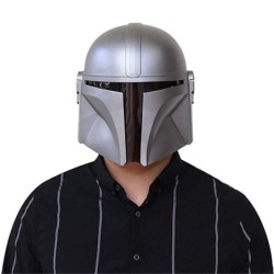 Świecący kask LED - maska lateksowa na całą twarz - impreza / maskarada / HalloweenMaski