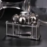 Metalowy fidget spinner - antystresowa zabawka ręczna - żyroskop do samodzielnego montażuFidget spinner