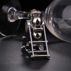 Metalowy fidget spinner - antystresowa zabawka ręczna - żyroskop do samodzielnego montażuFidget spinner