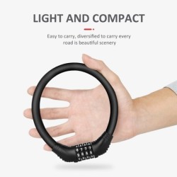 Anti-theft bicycle lock - 4 digit code combination - ring shapedMotorbike parts