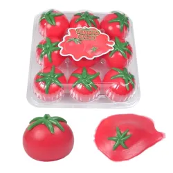 Kulka pomidorowa do wyciskania - zabawka fidget - odprężająca / przeciwlękowa / terapia sensoryczna / relaksZabawki