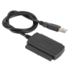3 w 1 USB 2.0 na IDE/SATA - dysk twardy 2,5" 3,5" - konwerter HDD - przejściówka - kabelDyski twarde