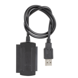 3 w 1 USB 2.0 na IDE/SATA - dysk twardy 2,5" 3,5" - konwerter HDD - przejściówka - kabelDyski twarde