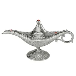Tradycyjna wydrążona magiczna lampa Alladyna - Vintage ornamentDekoracje