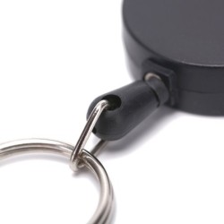 Mini brelok teleskopowy - wyciągana linka - z karabińczykiem - 5 sztukBreloczki Do Kluczy