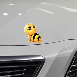 Car / motorcycle sticker - small yellow beeStickers