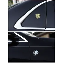 Car / motorcycle sticker - metal emblem - wicked clownStickers