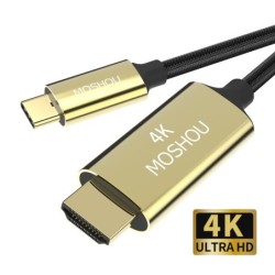 Kabel USB C HDMI Typ-C na HDMI - Thunderbolt 3 - konwerter - przejściówka - 4K 60Hz - do MacBooka / Huawei Mate 30 40 ProKable