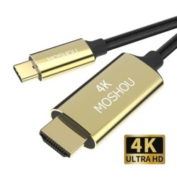 USB C HDMI cable Type-C to HDMI - Thunderbolt 3 - converter - adapter - 4K 60Hz - for MacBook / Huawei Mate 30 40 ProCables