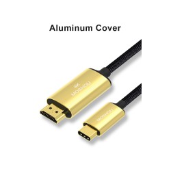 Kabel USB C HDMI Typ-C na HDMI - Thunderbolt 3 - konwerter - przejściówka - 4K 60Hz - do MacBooka / Huawei Mate 30 40 ProKable