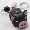 Mini świnka z breloczkiem - świecąca - z dźwiękiem / LEDBreloczki Do Kluczy