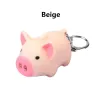 Mini świnka z breloczkiem - świecąca - z dźwiękiem / LEDBreloczki Do Kluczy