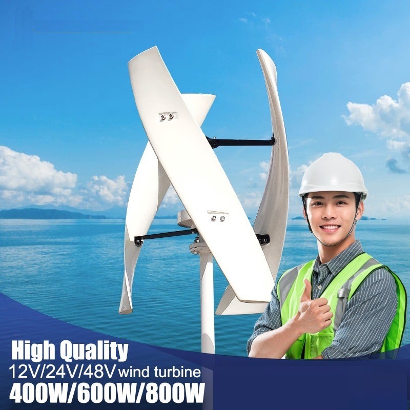 Generator turbiny wiatrowej - dynamo pionowe - energia alternatywna - 400W / 600W / 800W - 12V / 24V / 48VWiatr