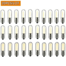 Mini LED bulb - dimmable - for fridge / freezer / sewing machine - E12 / E14 - 1W / 2W / 4W - 20 piecesE14