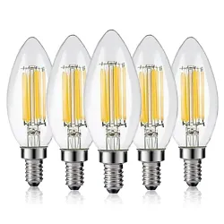 Żarówka LED - typu świeca - ściemnialna - 6W - E12 / E14E14