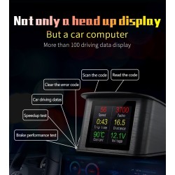 OBDSPACE P10 - car on-board computer - OBD2 scanner - digital - speed / fuel consumption / temperature gaugeDiagnosis