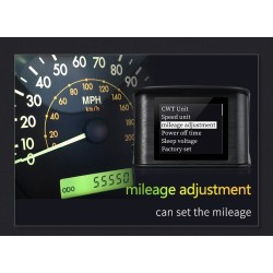 OBDSPACE P10 - car on-board computer - OBD2 scanner - digital - speed / fuel consumption / temperature gaugeDiagnosis
