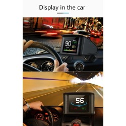 OBDSPACE P10 - car on-board computer - OBD2 scanner - digital - speed / fuel consumption / temperature gaugeDiagnosis