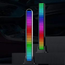 Kolorowa tuba RGB - taśma LED - USB - Bluetooth - lampka rytmiczna głosu / muzykiPaski