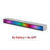 Kolorowa tuba RGB - taśma LED - USB - Bluetooth - lampka rytmiczna głosu / muzykiPaski