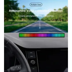 Kolorowa tuba RGB - taśma LED - USB - Bluetooth - lampka rytmiczna głosu / muzykiPaski