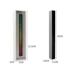 Kolorowa tuba RGB - taśma LED - USB - Bluetooth - lampka rytmiczna głosu / muzykiPaski