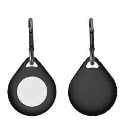 Silikonowy pokrowiec ochronny - do AirTags / trackera Bluetooth - z karabińczykiemKluczyki