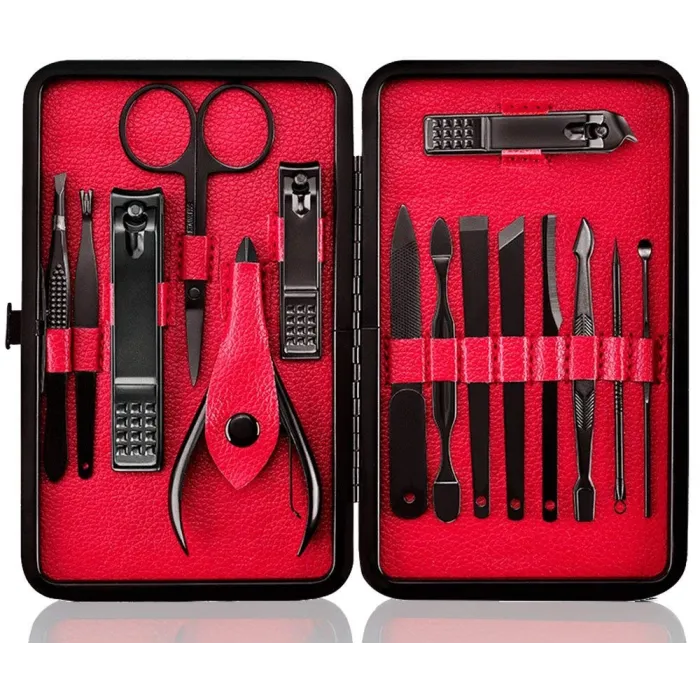 Professional manicure / pedicure set - 15 piecesEquipment