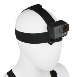 Regulowany elastyczny pas na głowę - uchwyt do mocowania kamery - do GoProUchwyty