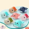 Water clockwork toys - wound-up - cartoon animals / tortoise / penguin / fishBaby