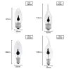 LED bulb - flickering candle flame light - E14 / E27 - 3W - 220V - 10 piecesE27