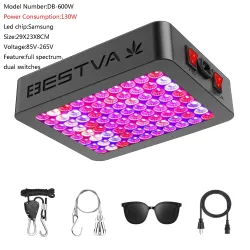 Lampa do uprawy roślin - panel świetlny LED - pełne spektrum - hydroponicznyLampa Wzrostu